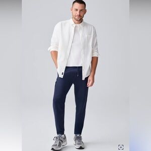 MACK WELDON Mens For Daily Wear Navy Stretch Sweatpants Jogger’s | S